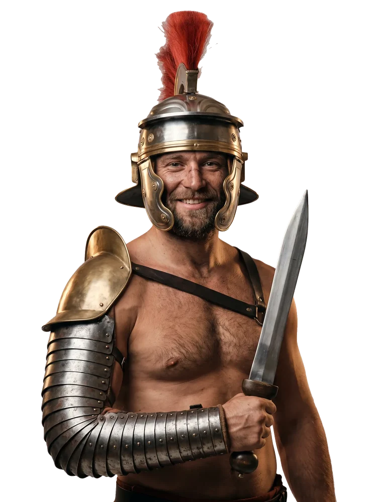 Ferox, ein römischer Gladiator, Ihr Begleiter durch die Zeit